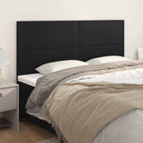 Vidaxl hoofdbord zwart 160x5x118 128 cm kunstleer