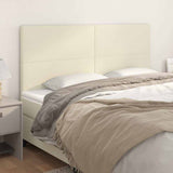 Vidaxl hoofdbord crème 180x5x118 128 cm kunstleer
