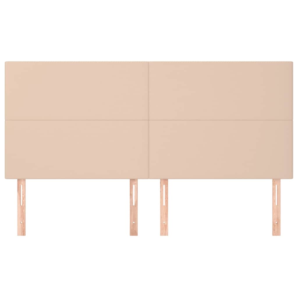 Vidaxl hoofdbord cappuccino 180x5x118 128 cm kunstleer
