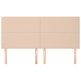 Vidaxl hoofdbord cappuccino 180x5x118 128 cm kunstleer