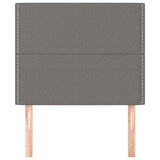 Vidaxl hoofdbord donkergrijs 80x5x118 128 cm stof