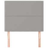 Vidaxl hoofdbord lichtgrijs 90x5x118 128 cm stof