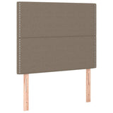 Vidaxl hoofdbord taupe 90x5x118 128 cm stof