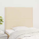 Vidaxl hoofdbord crème 100x5x118 128 cm stof
