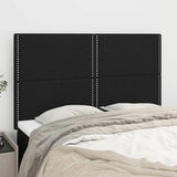 Vidaxl hoofdbord zwart 144x5x118 128 cm stof