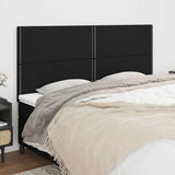 Vidaxl hoofdbord zwart 160x5x118 128 cm stof