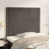 Vidaxl hoofdbord donkergrijs 80x5x118 128 cm fluweel