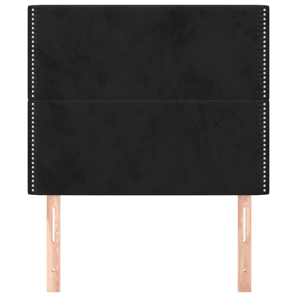 Vidaxl hoofdbord zwart 90x5x118 128 cm fluweel