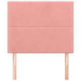 Vidaxl hoofdbord roze 90x5x118 128 cm fluweel