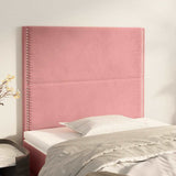 Vidaxl hoofdbord roze 90x5x118 128 cm fluweel