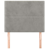 Vidaxl hoofdbord lichtgrijs 100x5x118 128 cm fluweel
