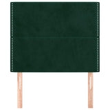 Vidaxl hoofdbord donkergroen 100x5x118 128 cm fluweel
