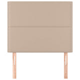 Vidaxl hoofdbord cappuccino 90x5x118 128 cm kunstleer