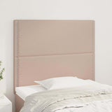 Vidaxl hoofdbord cappuccino 90x5x118 128 cm kunstleer
