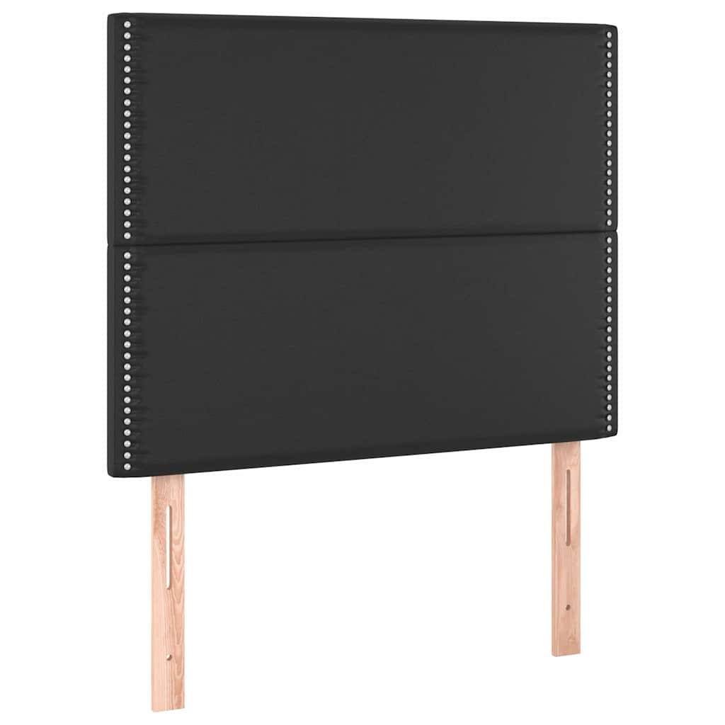 Vidaxl hoofdbord zwart 100x5x118 128 cm kunstleer