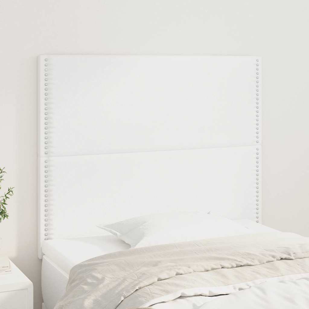 Vidaxl hoofdbord wit 100x5x118 128 cm kunstleer