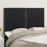 Vidaxl hoofdbord zwart 144x5x118 128 cm kunstleer