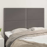 Vidaxl hoofdbord grijs 144x5x118 128 cm kunstleer