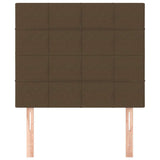Vidaxl hoofdbord donkerbruin 80x5x118 128 cm stof