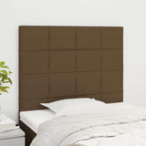 Vidaxl hoofdbord donkerbruin 80x5x118 128 cm stof