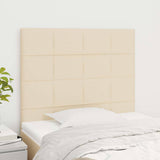 Vidaxl hoofdbord crème 80x5x118 128 cm stof