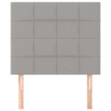 Vidaxl hoofdbord lichtgrijs 90x5x118 128 cm stof