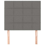 Vidaxl hoofdbord donkergrijs 90x5x118 128 cm stof