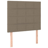 Vidaxl hoofdbord taupe 100x5x118 128 cm stof