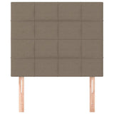Vidaxl hoofdbord taupe 100x5x118 128 cm stof
