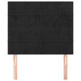Vidaxl hoofdbord zwart 80x5x118 128 cm fluweel