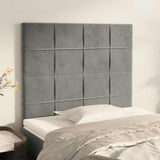 Vidaxl hoofdbord lichtgrijs 90x5x118 128 cm fluweel