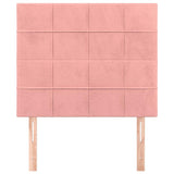 Vidaxl hoofdbord roze 90x5x118 128 cm fluweel