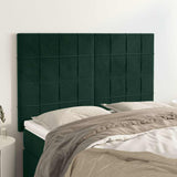 Vidaxl hoofdbord donkergroen 144x5x118 128 cm fluweel