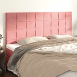 Vidaxl hoofdbord roze 160x5x118 128 cm fluweel