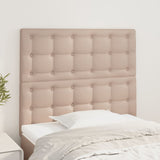 Vidaxl hoofdbord cappuccino 80x5x118 128 cm kunstleer