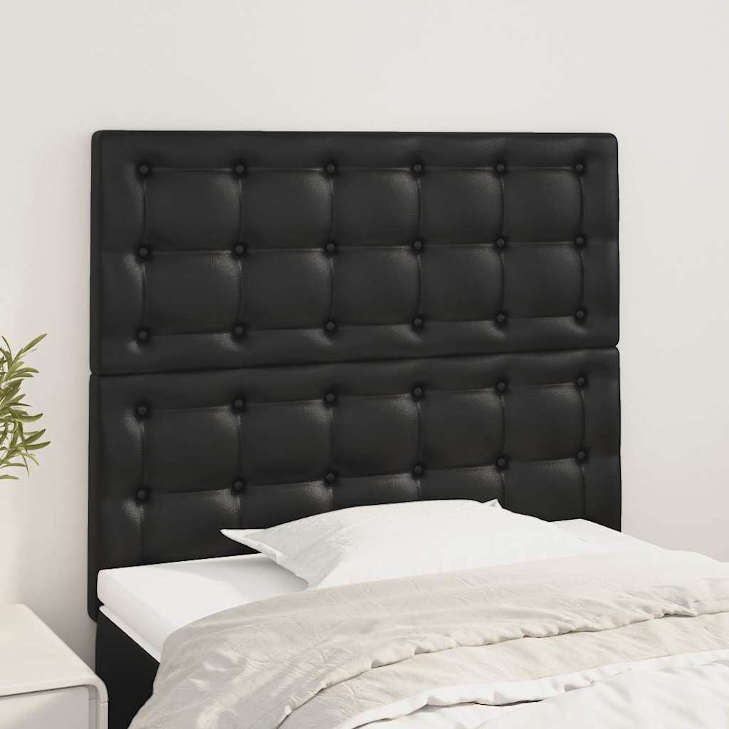 Vidaxl hoofdbord zwart 90x5x118 128 cm kunstleer