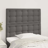 Vidaxl hoofdbord grijs 90x5x118 128 cm kunstleer
