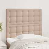 Vidaxl hoofdbord cappuccino 90x5x118 128 cm kunstleer
