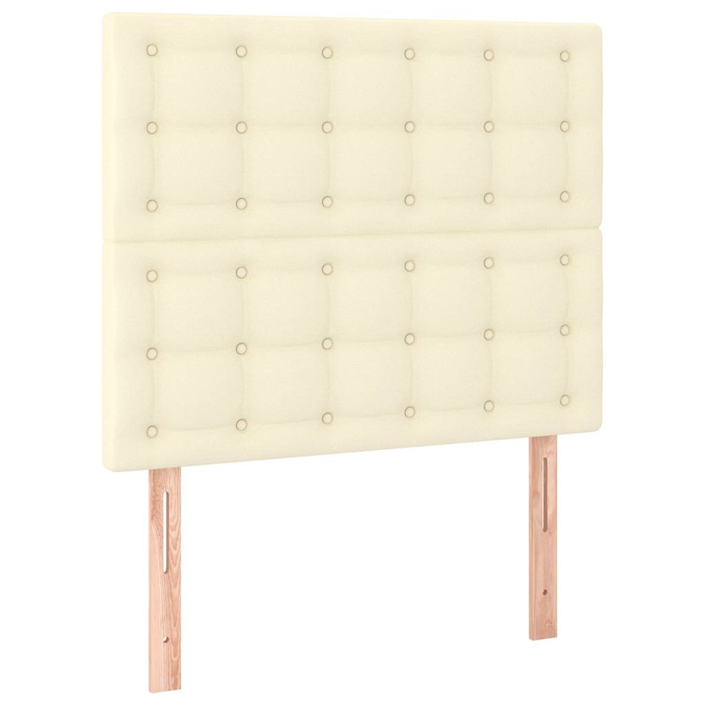 Vidaxl hoofdbord crème 100x5x118 128 cm kunstleer