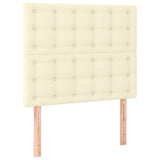 Vidaxl hoofdbord crème 100x5x118 128 cm kunstleer