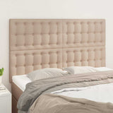Vidaxl hoofdbord cappuccino 144x5x118 128 cm kunstleer