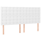 Vidaxl hoofdbord wit 160x5x118 128 cm kunstleer