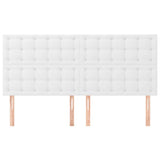 Vidaxl hoofdbord wit 180x5x118 128 cm kunstleer