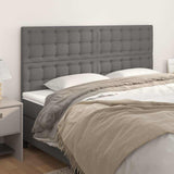 Vidaxl hoofdbord grijs 200x5x118 128 cm kunstleer