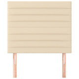 Vidaxl hoofdbord crème 80x5x118 128 cm stof