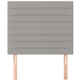 Vidaxl hoofdbord lichtgrijs 90x5x118 128 cm stof