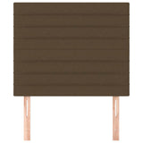 Vidaxl hoofdbord donkerbruin 90x5x118 128 cm stof