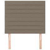 Vidaxl hoofdbord taupe 90x5x118 128 cm stof