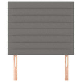 Vidaxl hoofdbord donkergrijs 100x5x118 128 cm stof