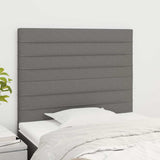 Vidaxl hoofdbord donkergrijs 100x5x118 128 cm stof